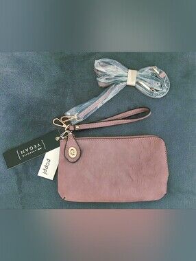 Poppi Zippered Crossbody Wristlet